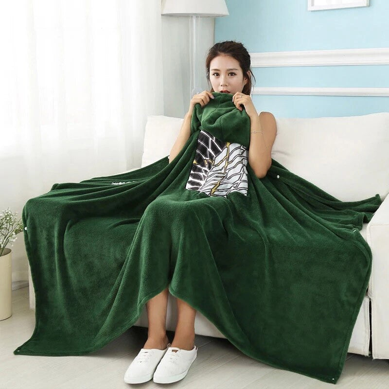 Attack on Titan Scout Cape Blanket Hoodie