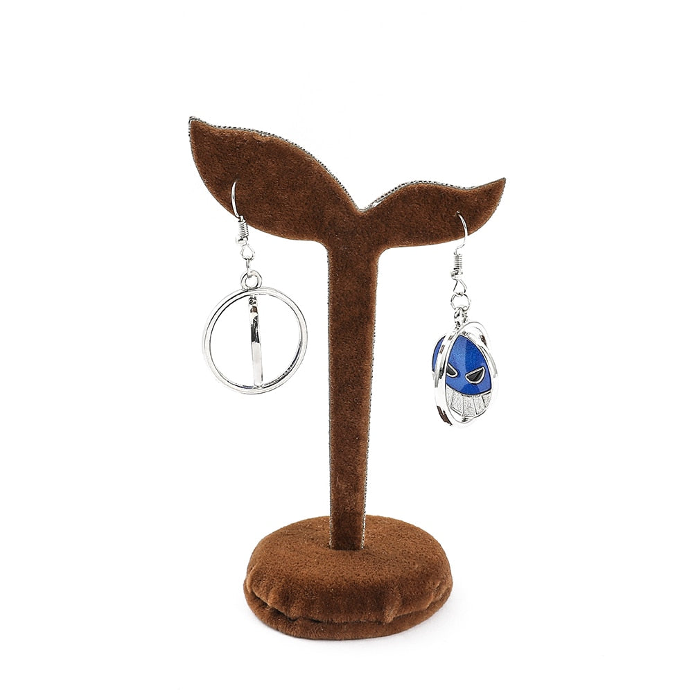 One Piece Ace Pendant Earrings
