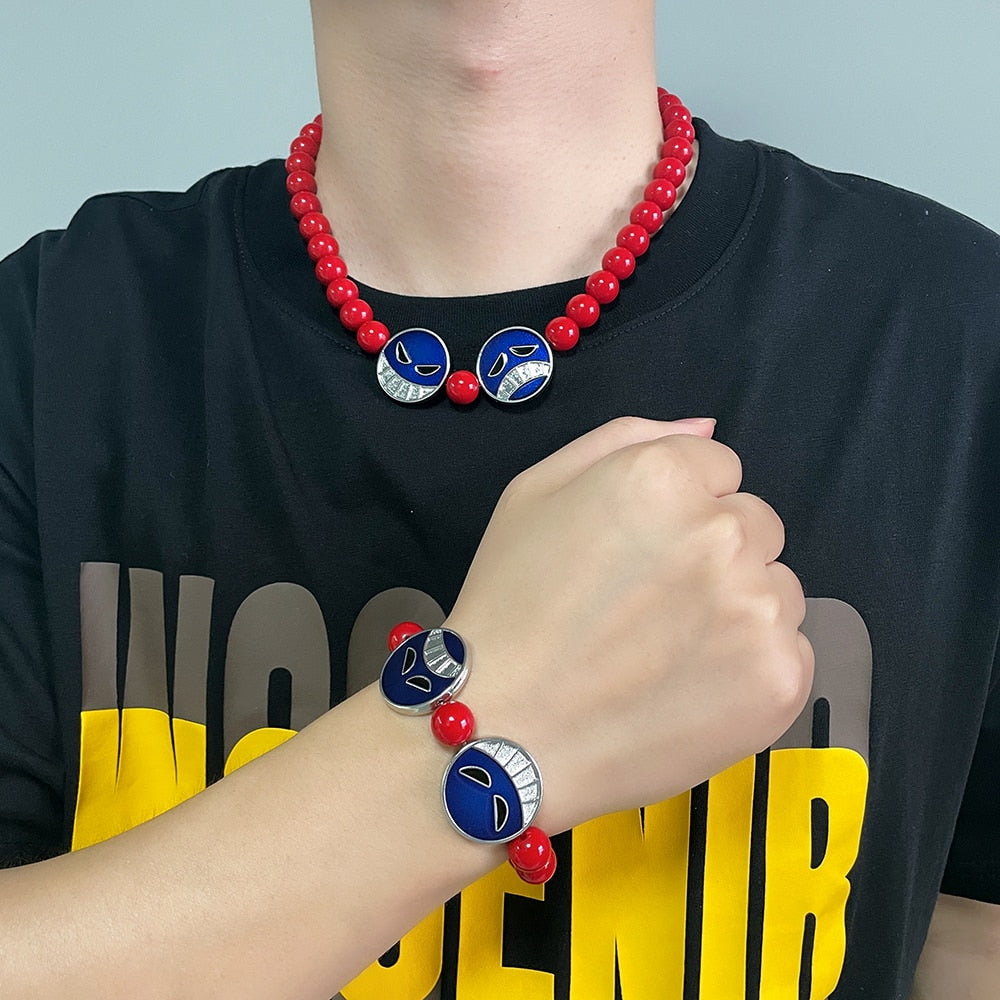 One Piece Portgas D. Ace's Beaded Necklace/Bracelett
