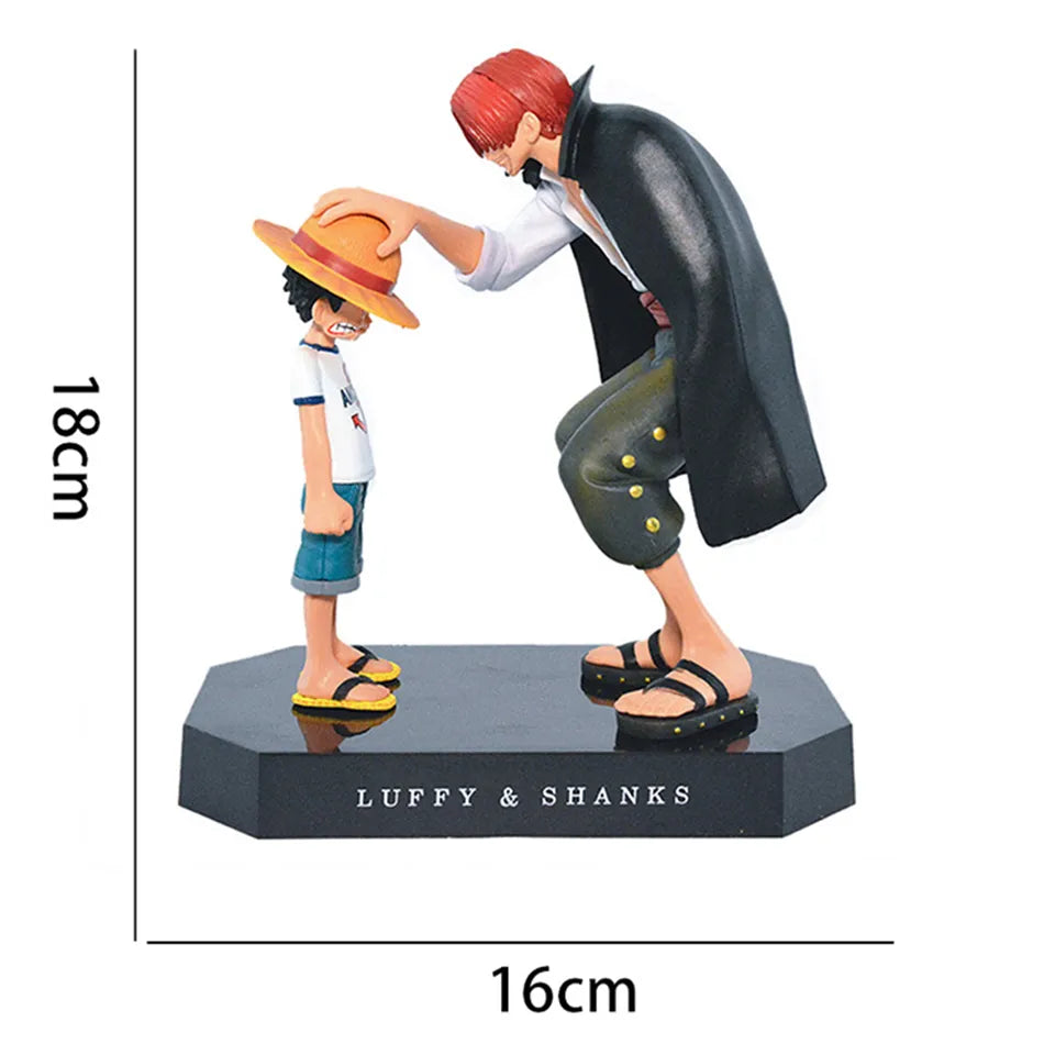 One Piece Luffy x Shanks Model FIgure