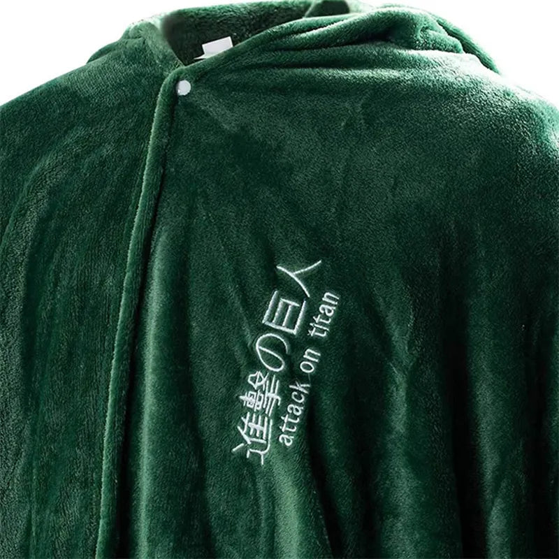 Attack on Titan Scout Cape Blanket Hoodie