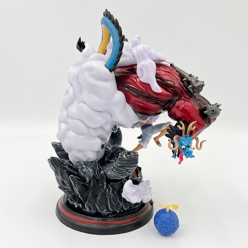 One Piece 22cm Gear 5 Luffy vs Kaido LIGHT UP Model Figure