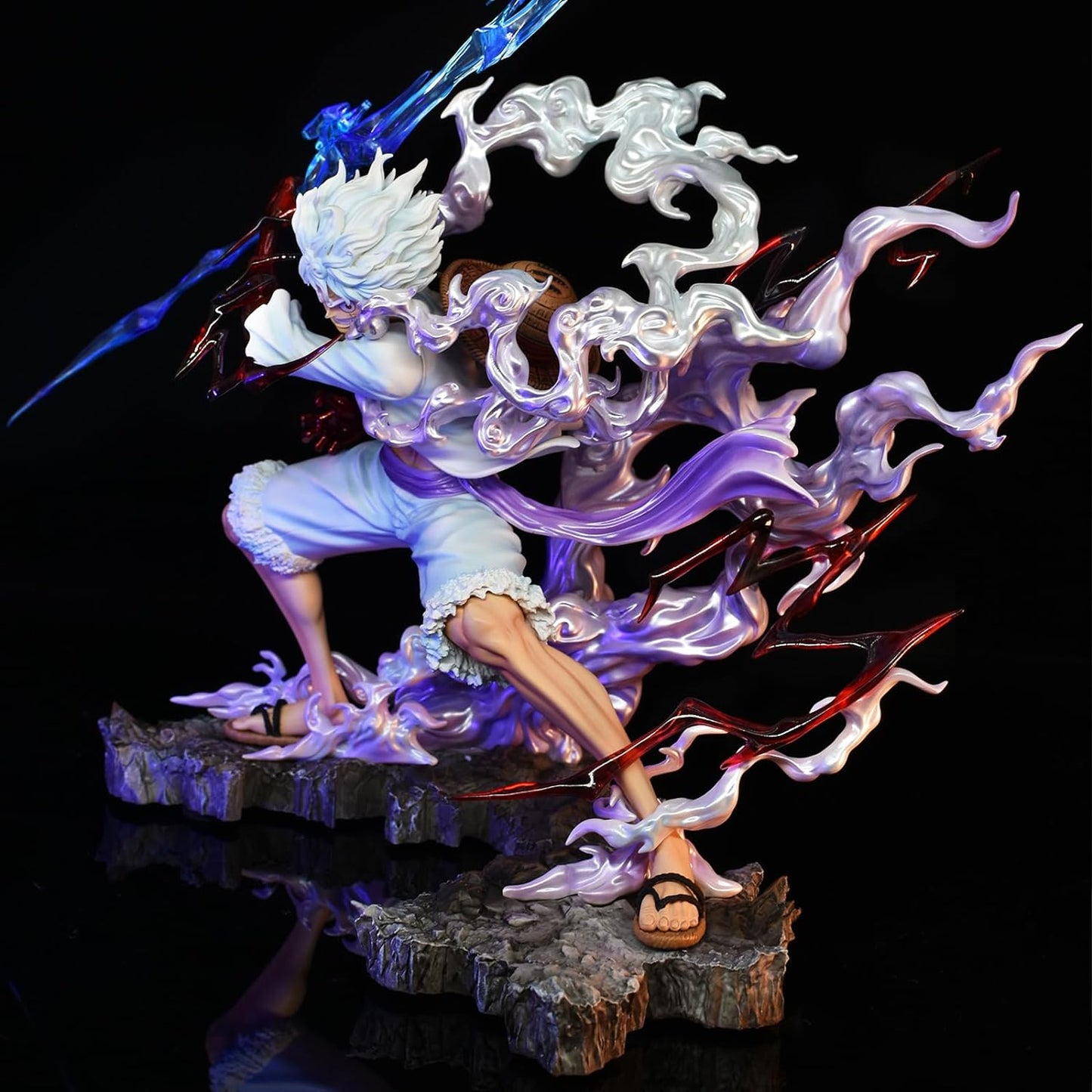 One Piece 28cm “Kaminari” Gear 5 Luffy Model Figure