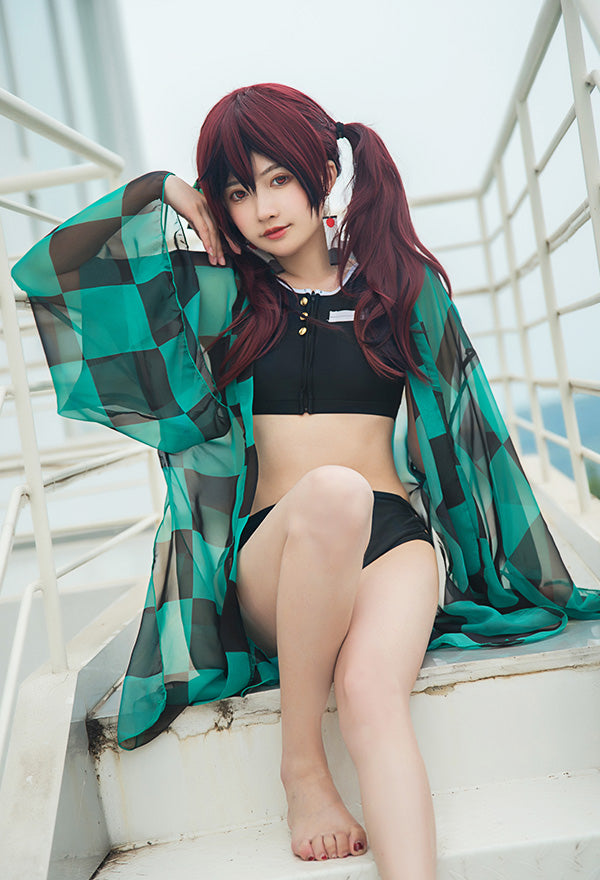 Demon Slayer Cover Up Swimwear