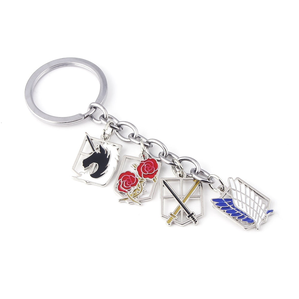 Attack On Titan Military Pendant Keychain