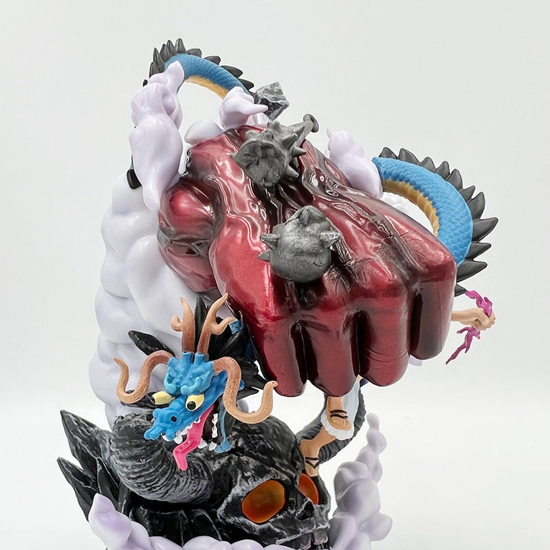 One Piece 22cm Gear 5 Luffy vs Kaido LIGHT UP Model Figure