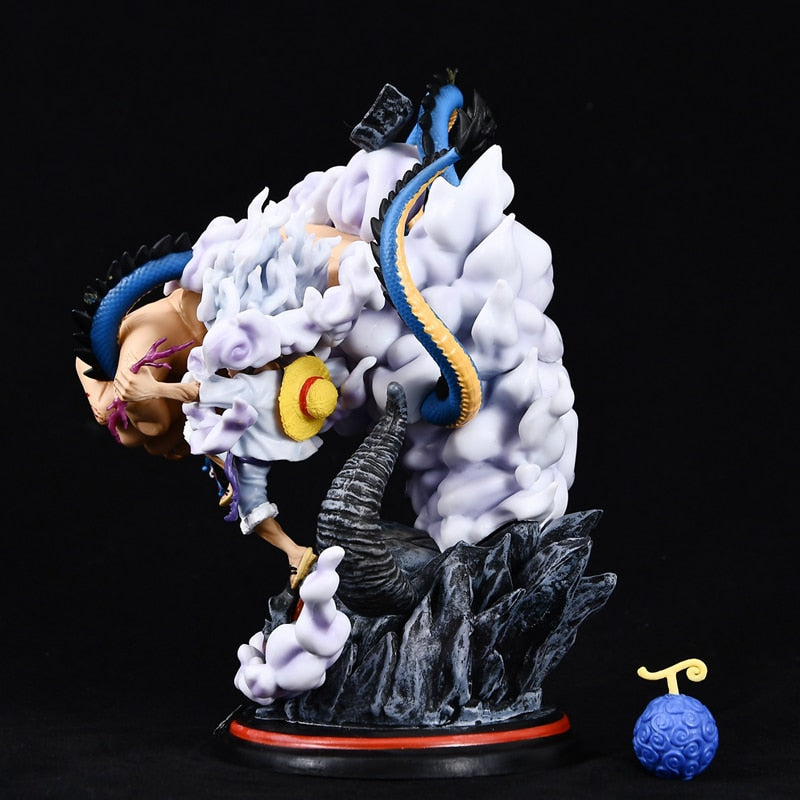 One Piece 22cm Gear 5 Luffy vs Kaido LIGHT UP Model Figure