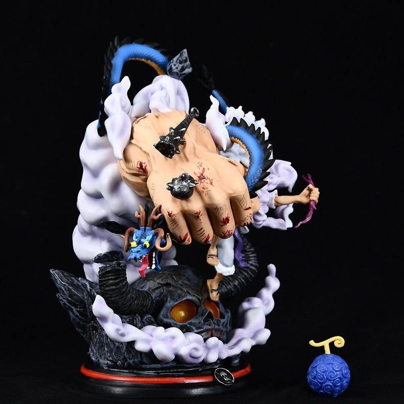 One Piece 22cm Gear 5 Luffy vs Kaido LIGHT UP Model Figure