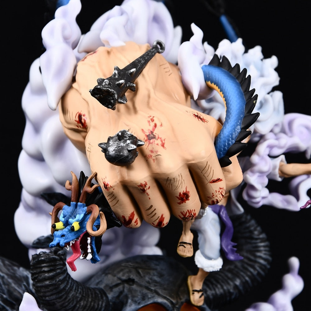 One Piece 22cm Gear 5 Luffy vs Kaido LIGHT UP Model Figure