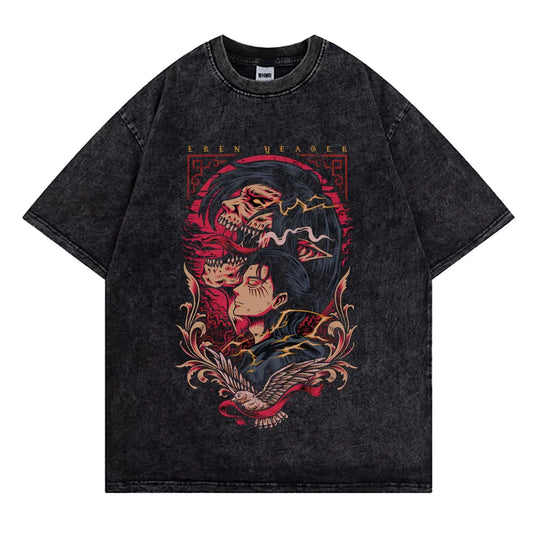 Attack on Titan Vintage Oversized T-Shirt